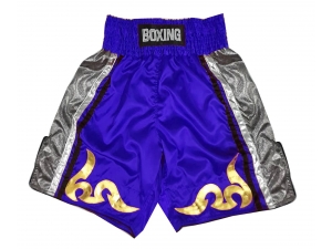 Custom Boxing Shorts : KNBSH-030-Blue